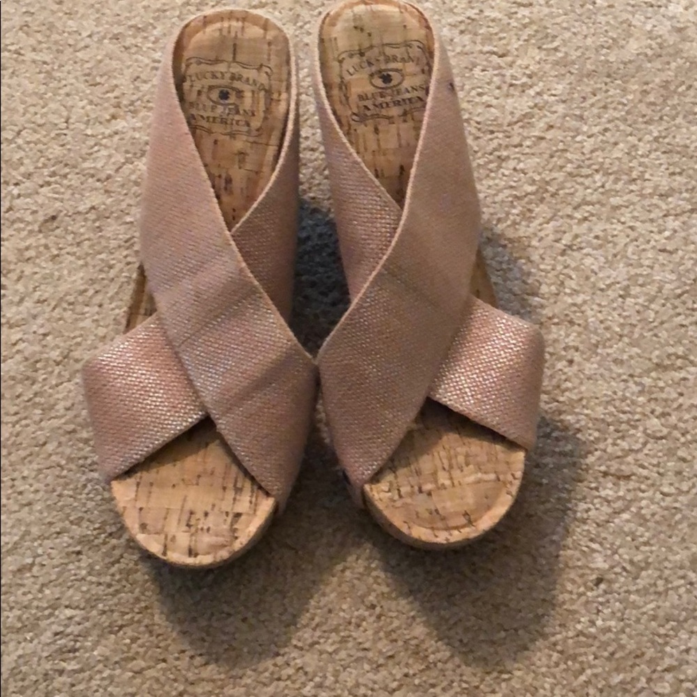 Lucky Brand Miller Cork Wedges